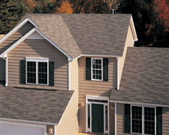 shingled roof