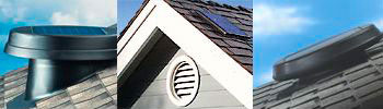 Solar roof vents